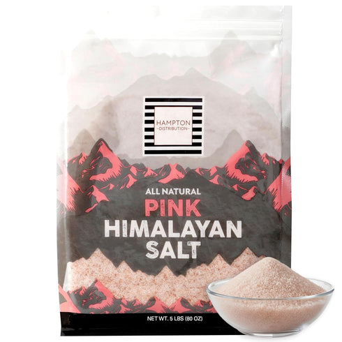 Himalayan Pink Salt, 5 Pound Bag, Fine Grain Himalayan Salt, All Natural,