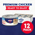 9.75 OZ 12) Swanson White and Dark Premium Chunk Canned Chicken Breast in Water, Can (Case