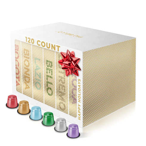 Piu Bello Espresso Coffee Pods Variety Pack for Nespresso Original Machines Light