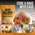 1.25 lbs Gummy Beef Gelatin Powder - Grass-Fed, Unflavored, Non-GMO - Premium Thickening Agent for Cooking & Baking