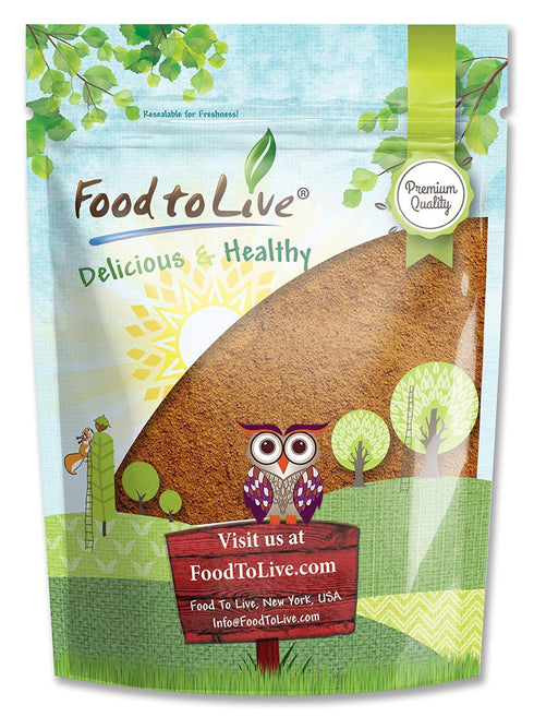 Food to Live Cacao Powder 1 Pound, Raw, Unsweetened, Kosher, Vegan Superfood,