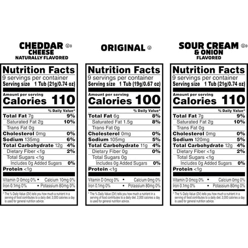 Pack, 19.3oz (27 Pringles Potato Crisps Chips, Lunch Snacks, Snack Cups, Variety Box Cups)