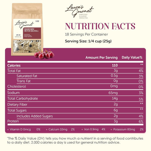 16 OZ LORD NUT LEVINGTON CherryRific Crunch Granola