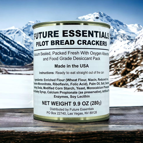 30-Year #2.5 12 Pack 1 Future Essentials Sailor Pilot Bread Survival Crackers Shelf Life Ready to Eat Hardtack Biscuits