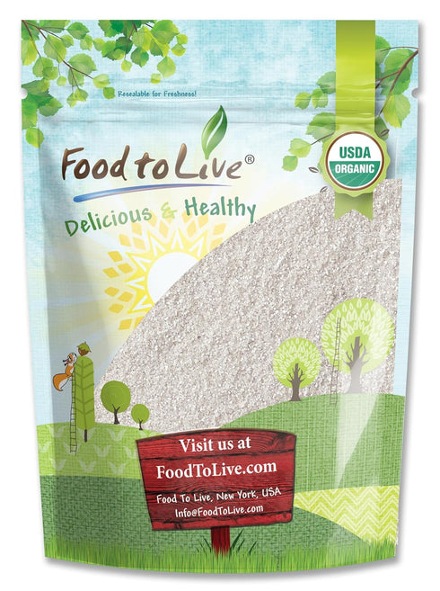Food to Live - Gluten Free Organic White Polenta, 5 Pounds -