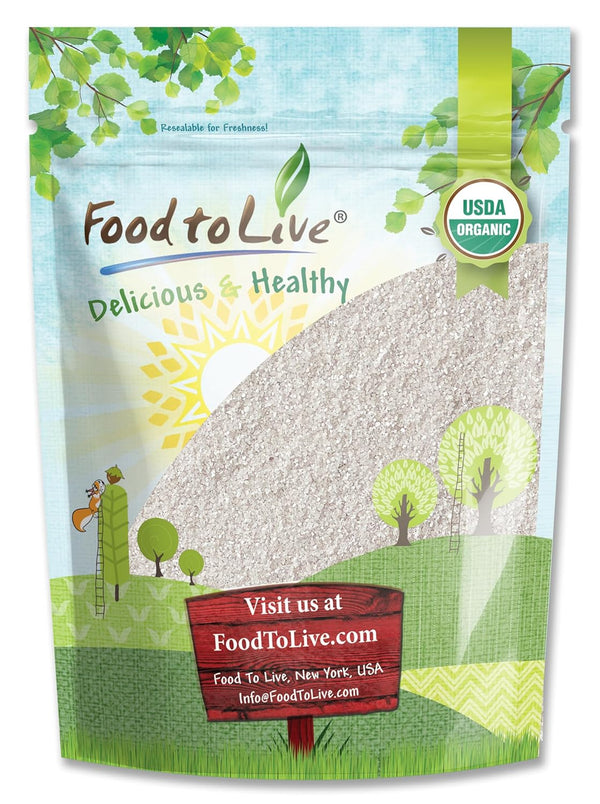 Food to Live - Gluten Free Organic White Polenta, 5 Pounds -