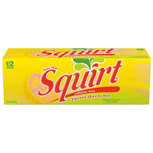 Squirt 12 Oz 12 Pack Soda, Grapefruit, Fl Cans
