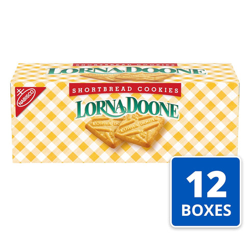 NABISCO 36 Packs (6 Pack, 12 Lorna Doone Shortbread Cookies, Snack Cookies Per Boxes)