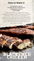 6.4 oz. (Pack 2) Blackening Rub - Jar of Perfect for blackened fish, chicken, pork or steak. Elevate your taco, fajita