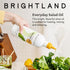 100% 750ml Brightland Everyday Salad Oil, Tossng, Mixing & Dressing - Extra Virgin Olive Oil with Squeeze Bottle - High