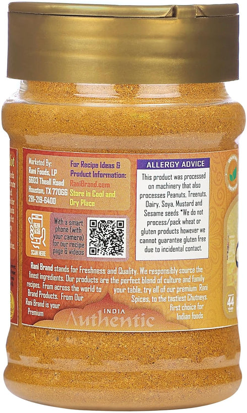 Rani Curry Powder Hot, 11-Spice Authentic Indian Blend, 3oz (85g) PET Jar, All Natural