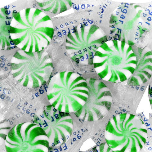 Coastal Bay Confections Sugar Free Starlight Mints, 1 Bag with Natural Spearmint Oil, Fat Free Sweetened with Splenda