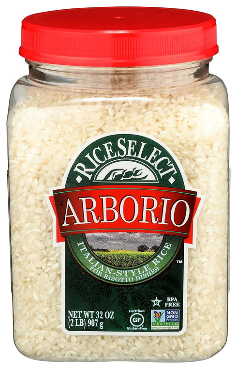RiceSelect Arborio Rice, Risotto Rice, Gluten-Free, Non-GMO, 32 oz (Pack of 1