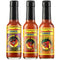 Extreme Hot Pepper Sauce 3-pack Gift Set, Carolina Reaper, Ghost Pepper, Scorpion