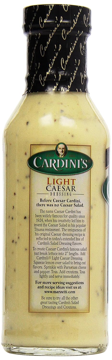 12 oz Cardini's Lite Caesar Dressing