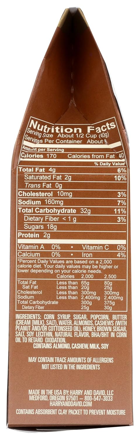 Harry and David Moose Munch Premium Popcorn - Classic Caramel Box 4.5 Oz
