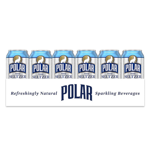 12 oz 24 pack Polar Seltzer Water Original, fl cans