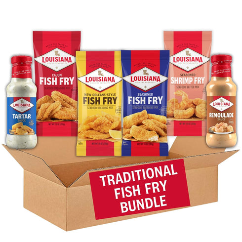 Crispy, Crunchy Traditional Fish Fry Bundle - Flavorful, Easy to Use, and