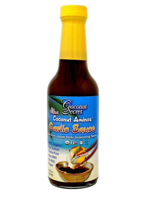 Coconut Secret Coconut Aminos Garlic Sauce (2 Pack) - 10 fl oz