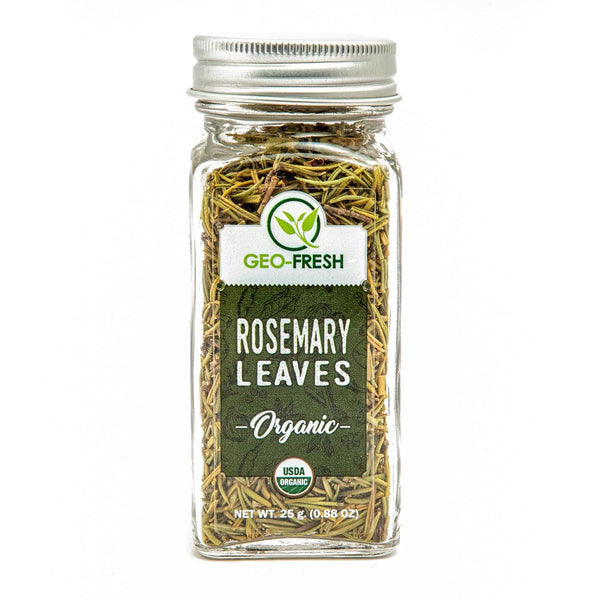 Geo-Fresh Organic Rosemary Leaves 0.88 oz - Dried Rosemary Seasoning for Cooking