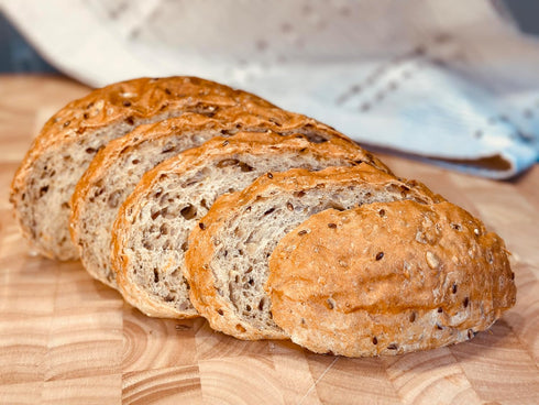 8 15 oz Molibake Grain Bread Mix - All-Natural Multigrain Baking Mix for Bread Machine and Oven - - Multigrain Grain