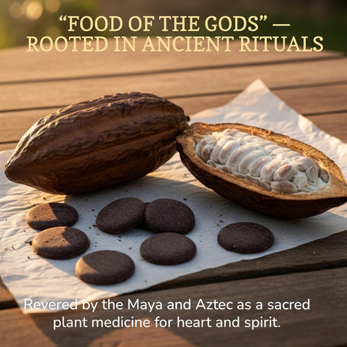 100% 1 lb ChakaCacao | Premium Ceremonial Cacao Pure, Minimally Processed, Rich in Theobromine, Flavonoids & Anandamide
