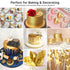Nomeca Edible Luster Dust, 8 Grams Food Grade Gold Cake Dust for Decorating, Baking, Fondant, Chocolate, Cookies - Gold