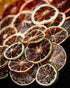 (9.5oz) Garnishes & Dreams Citric Mix Dehydrated Lime, Grapefruit, Blood Orange & Orange Slices for Cocktails, Mixology