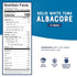 Albacore 12 oz 22g Omega-3s Bumble Bee Solid White Tuna in Water, Can - Wild Caught Tuna - Protein per Serving, High