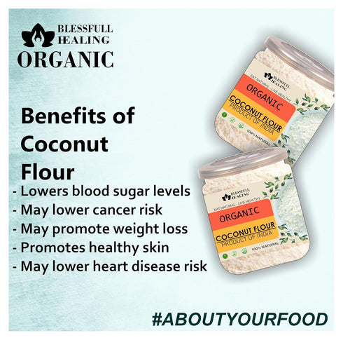Blessfull Healing 1 lb (453 Organice COCONUT FLOUR Gram)