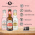 6.7 Oz (Pack 12) Fentimans Sparkling Pink Grapefruit Tonic Water - Grapefruit Sparkling Water, Craft Soda, Mixer, All