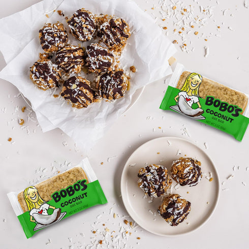 (12 Bobo's Oat Bars Sampler Variety, Simple Ingredients, Whole Grain Oats, Plant Based, Non-GMO, Gluten Free Breakfast
