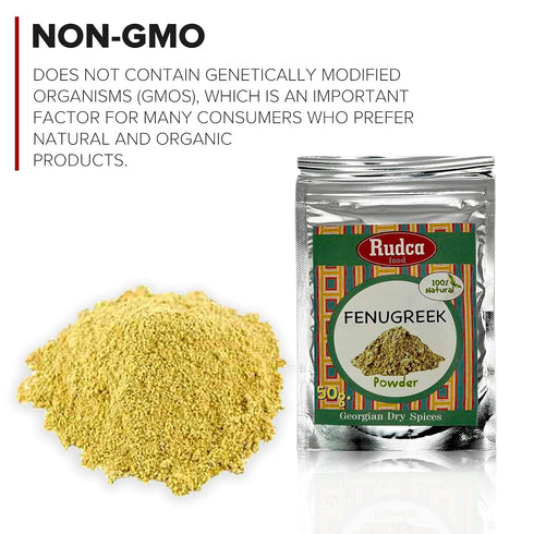 Rudca Food Utsho-Suneli Fenugreek Blue, 100% Natural Dry Spice, Imported from Georgia, 1.78 oz/50 gr