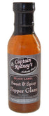 Captain Rodney's Black Label Sweet & Spicy Boucan Pepper Glaze - 12 Fl Oz