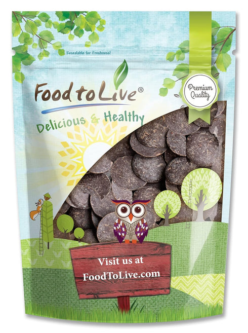 Food to Live Cacao Paste Wafers, 2 Pounds - Premium Raw Cacao