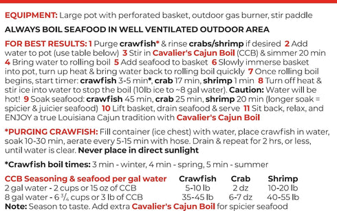 Cavalier's Cajun Boil Granule, 15 OZ