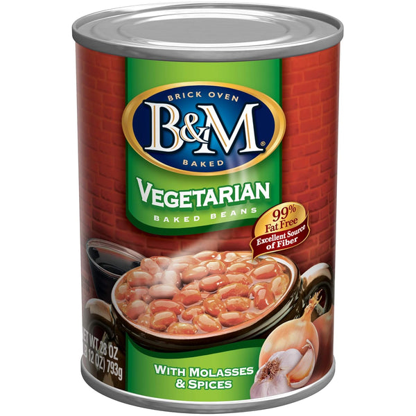 B&M Baked Beans, Vegetarian, 28 Ounce