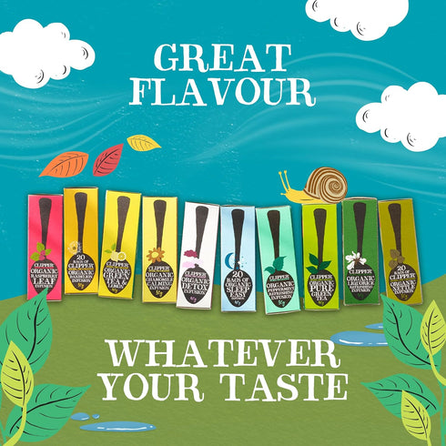 1 Pack, 20 Clipper Tea, Orange & Turmeric, Organic Tea with Licorice Root, Orange Peel and Hibiscus, Plant Based Herbal
