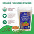 Jiva Organics Organic Fenugreek Powder, 7oz Bag - Gluten Free, Non-GMO, Pure Methi Powder from India