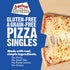 Against The Grain Frozen, 6oz Three Cheese Pizza Singles, Gluten-Free, Grain-Free, Seed Oil-Free, Single Serve Pizza