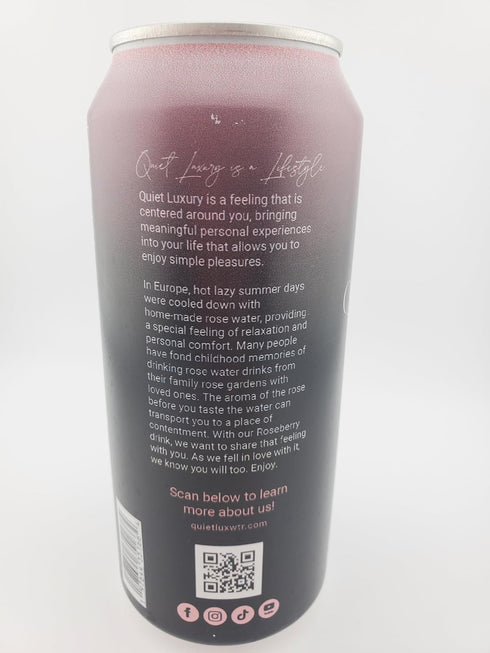 QuietLuxWtr 16oz - Roseberry (Single can)