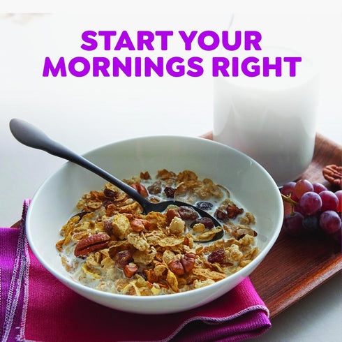 Post 16 OZ (Pack 5) Great Grains Raisins Dates and Pecans Breakfast Cereal, Raisin Cereal with Sweet Dates and Granola