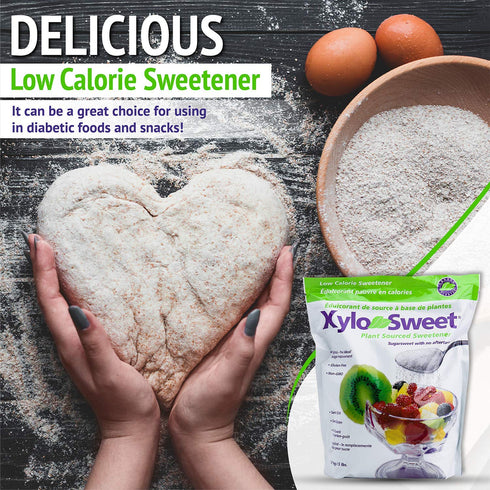 5 (Pack 1) Xlear XyloSweet Plant Sourced Xylitol Sweetener - Pure Natural Sugar Substitute, Granules, Non-GMO