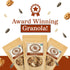 3 Pack Maple Nut Kitchen Maple Nut Granola Vegan & Gluten-Free Oats with Walnuts, Pumpkin & Sunflower Seeds | Low