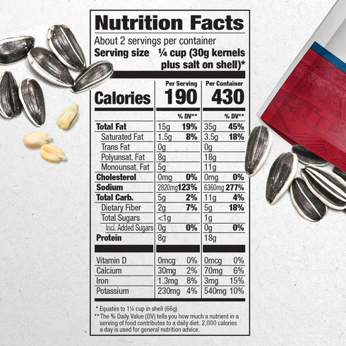 DAVID Roasted and Salted Jumbo Sunflower Seeds, Original Flavor, 5.25 oz
