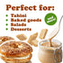 4 Food to Live Organic Toasted Hulled Sesame Seeds, Pounds Crunchy and Nutritious Snack, Oven Roasted, Unsalted, No Oil
