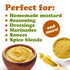 2 Food to Live Ground Yellow Mustard Seeds, Pounds All-Natural, Vegan Spice for Flavorful Cooking and Seasoning