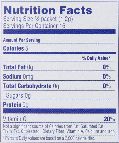 8 (Pack 1) Wylers Light Singles-To-Go Sugar Free Drink Mix, Fruit Punch, CT Per Box