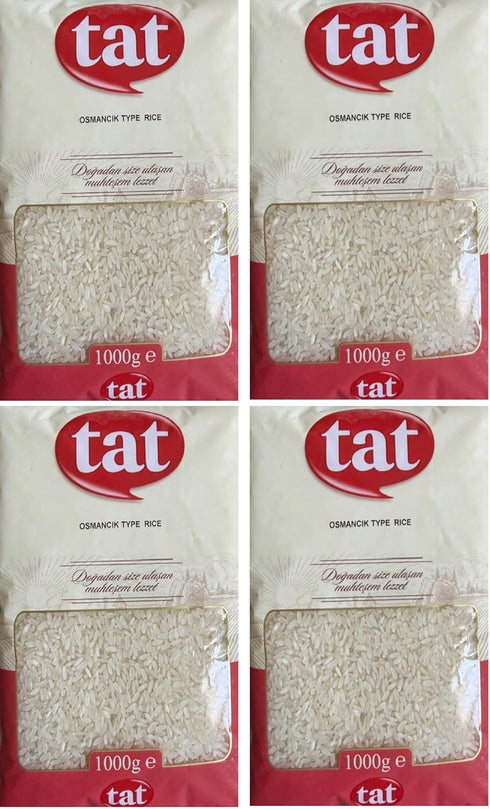 Generic Tat Osmancik Type White Rice, Turkish Long Grain, Osmancik Pirinc, 1000g Bag,