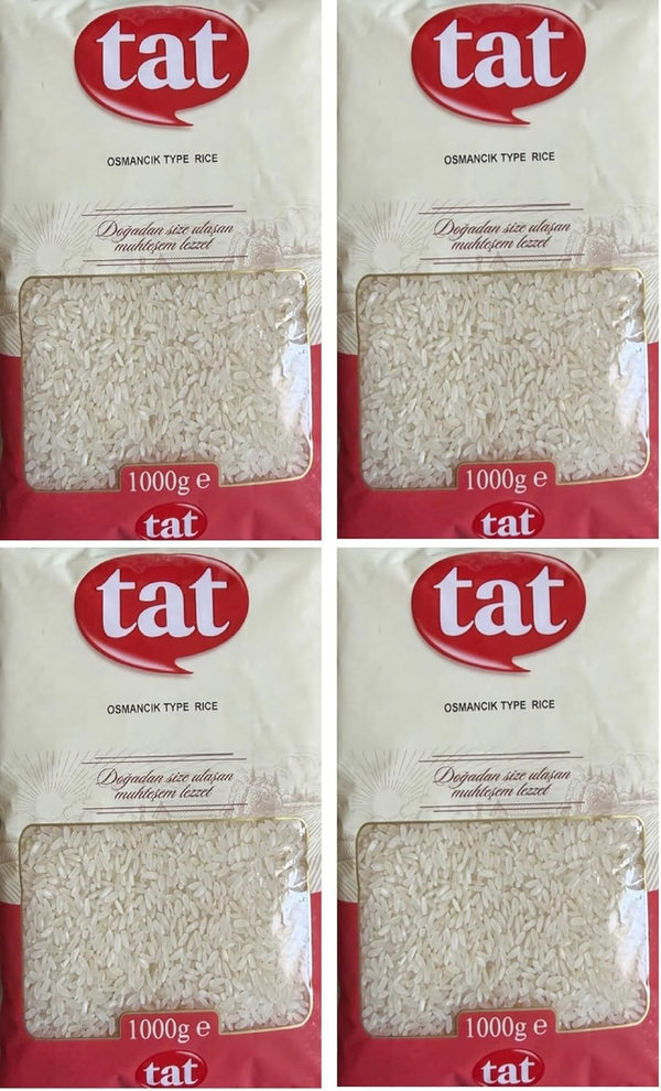 Generic Tat Osmancik Type White Rice, Turkish Long Grain, Osmancik Pirinc, 1000g Bag,